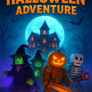 ghost patrol halloween adventure coloring book printable – 43 pages roblox inspired spooky fun (limited edition)