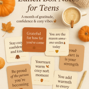 30 thanksgiving lunch box notes for teens | printable | lunch box notes for teen daughter | lunch box notes for teen girl | thanksgiving lunch box notes for teenagers