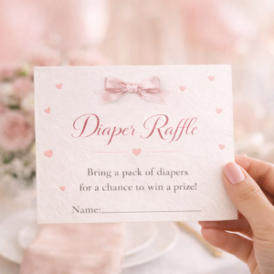 valentines baby shower diaper raffle | diaper raffle sign | valentines diaper raffle card | february baby shower printable | a little valentine is on the way diaper raffle card | baby shower diaper game sign | printable baby shower diaper raffle sign